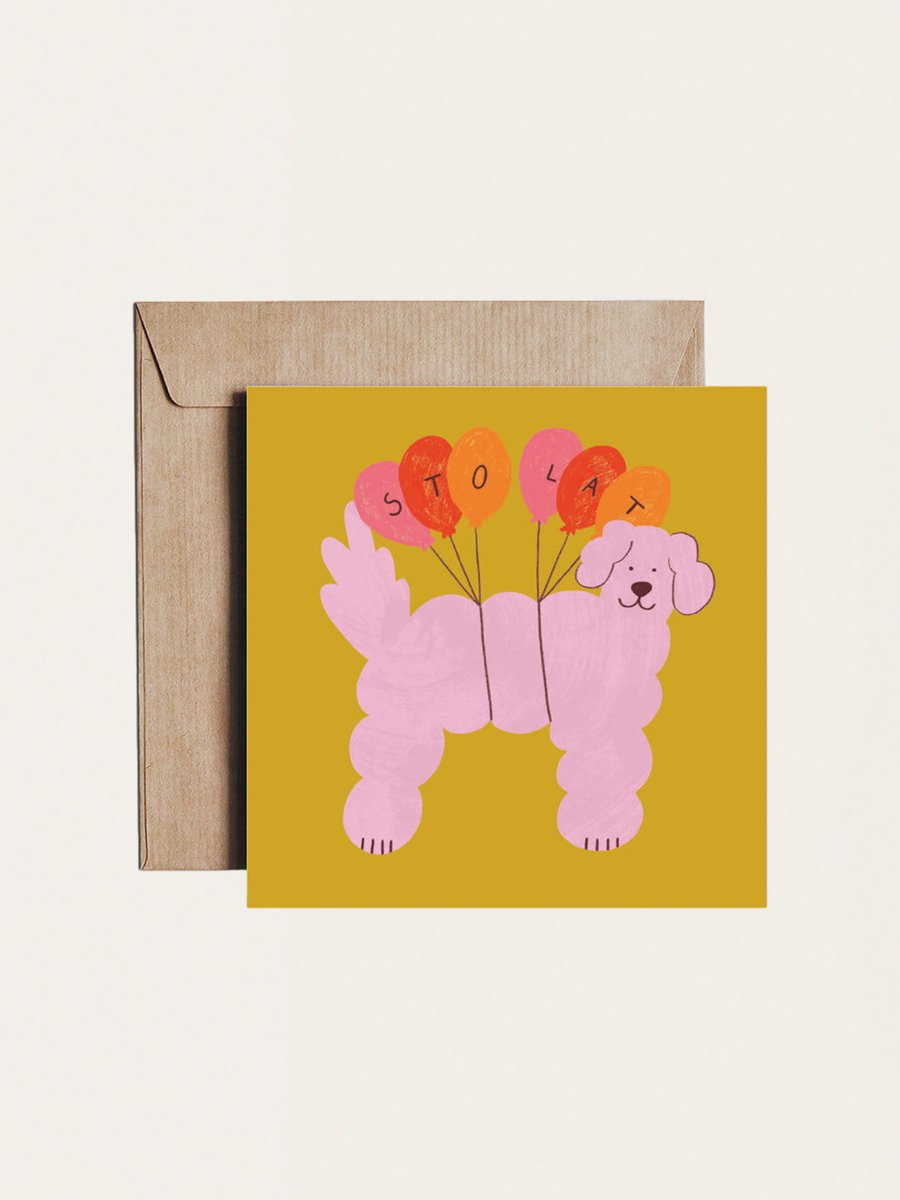 Fluffy Wishes Birthday Card