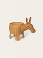 Woven toy basket - donkey