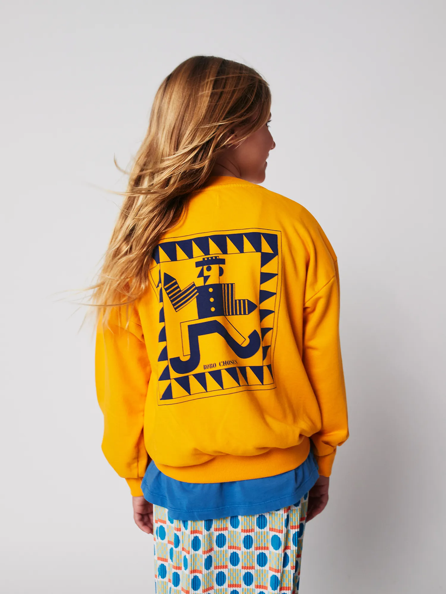 Kids Mr Pencil Cotton Sweatshirt
