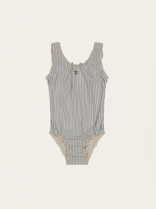 Collette Blue Stripe Swimsuit