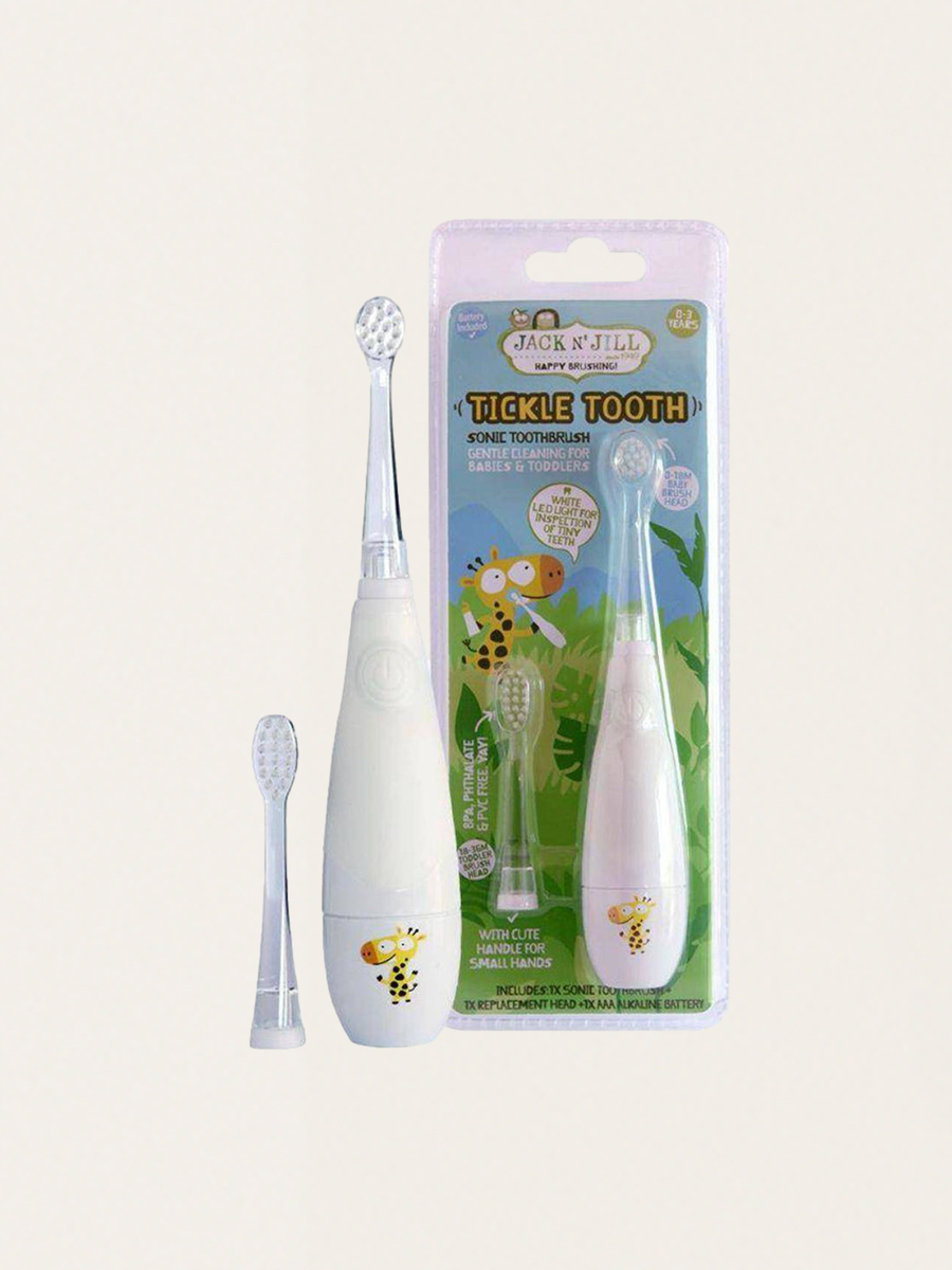 Sonic toothbrush for children with LED light