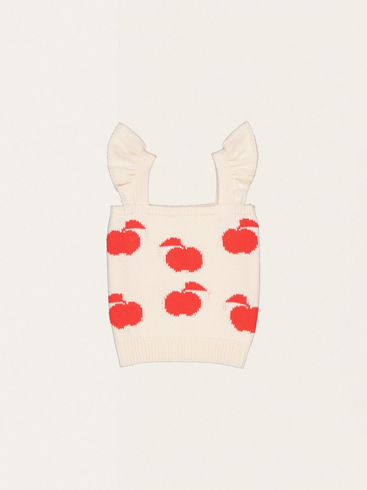 Miranda Latte Peach Strick-Tanktop