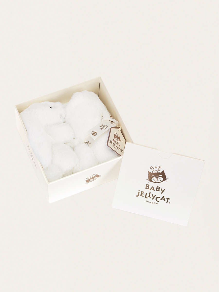 Króliczek Jellycat - przytulanka kocyk Lux w ozdobnym pudełku