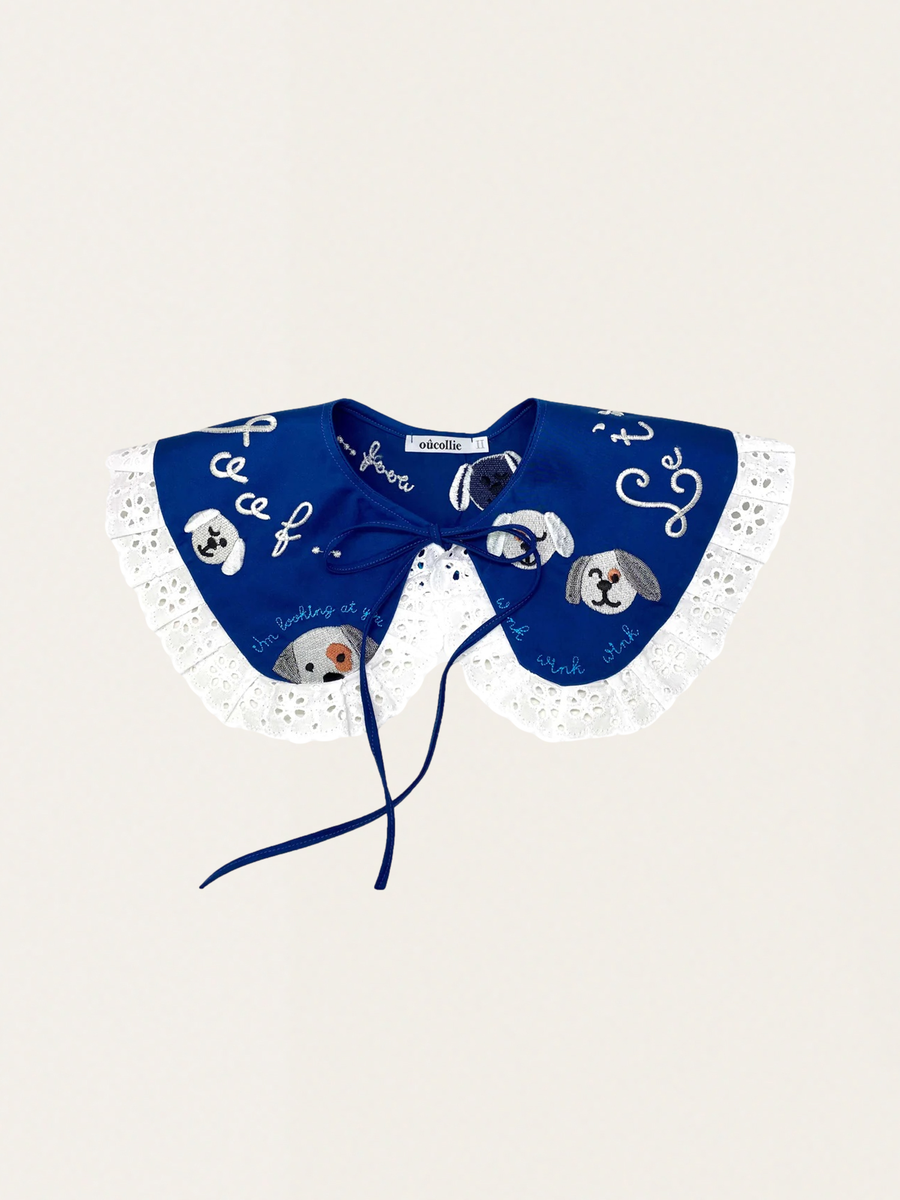 Embroidered children's collar