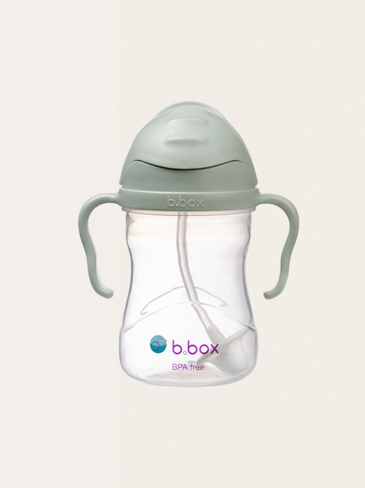 Innovative 240 ml bottle with straw