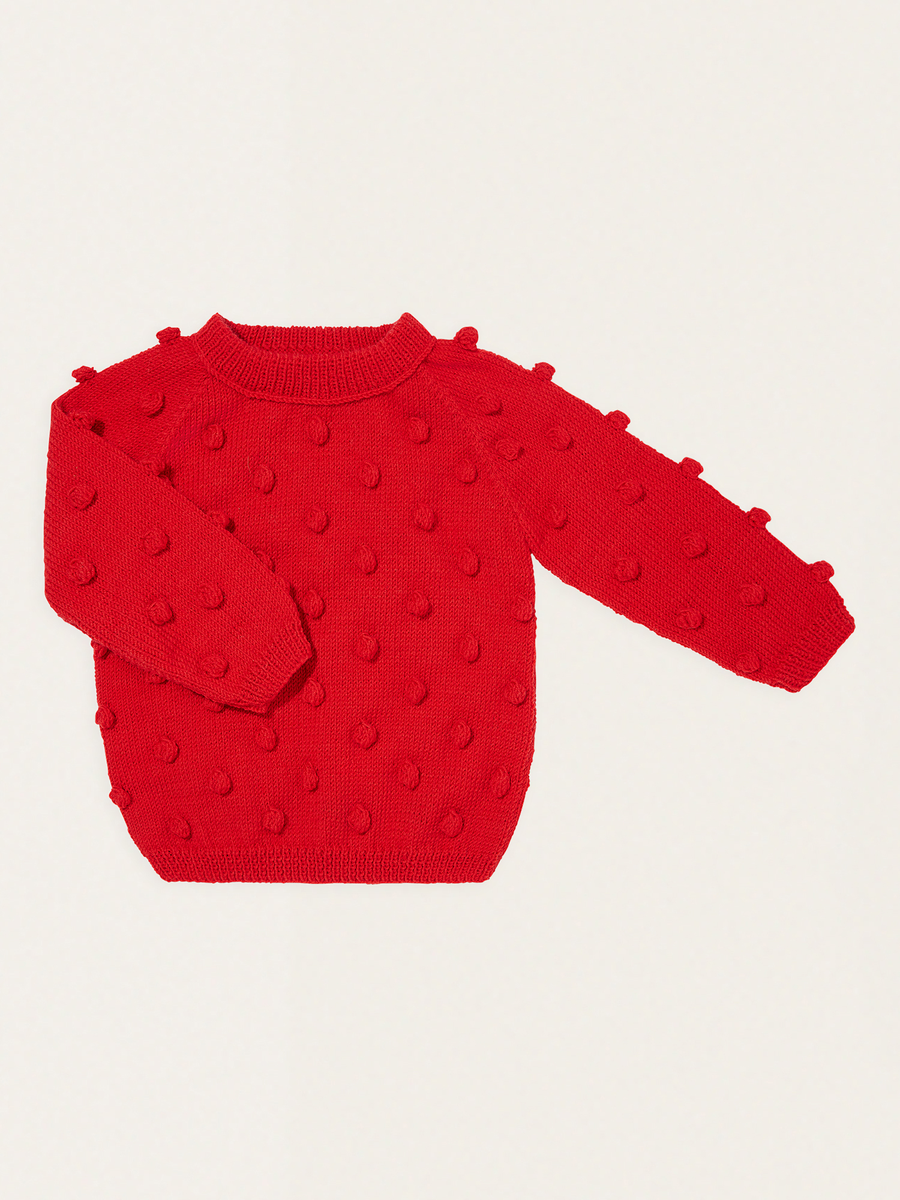 Popcorn Merino Wool Sweater