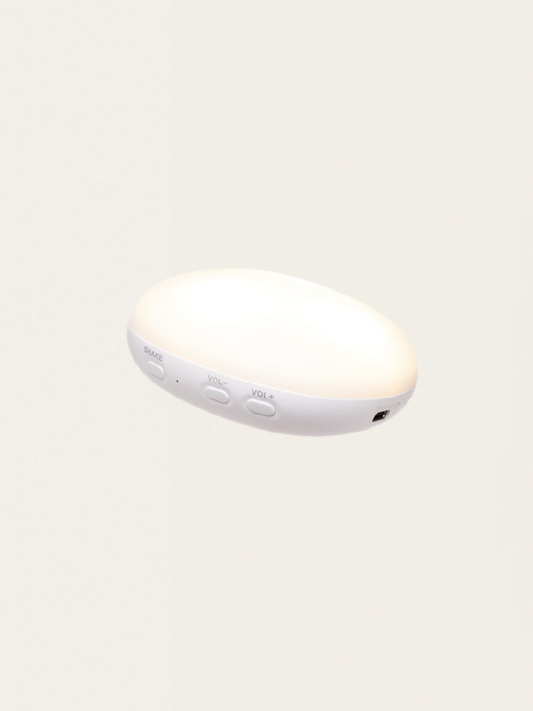 Szumiący króliczek Moonie Organic 2.0 z lampką nocną - Rose