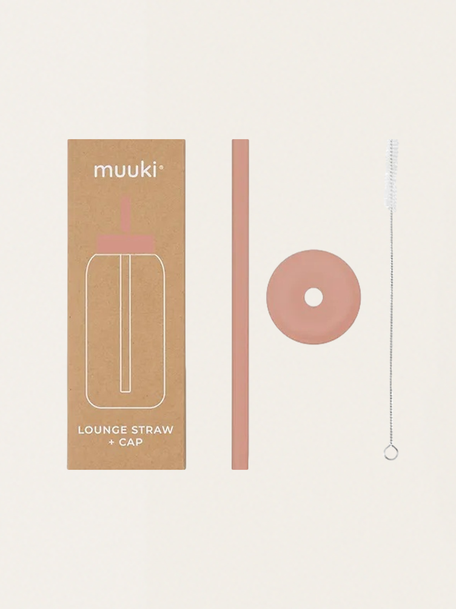 Set of straw, brush and cap for Muuki bottle 720 ml