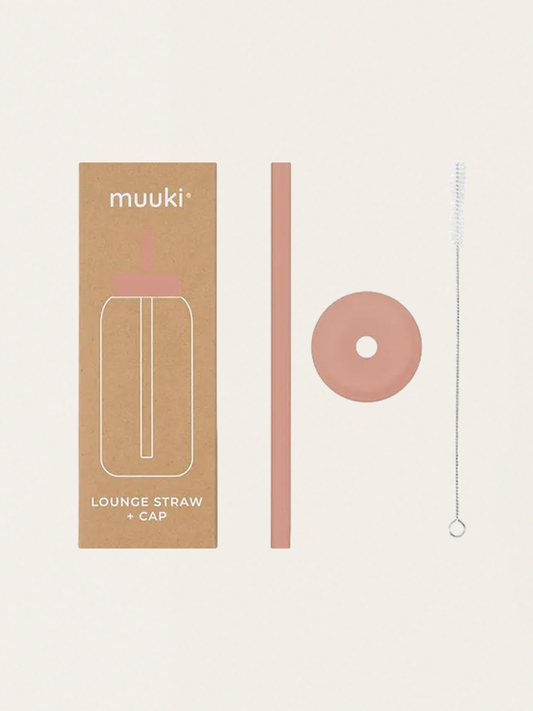 Set of straw, brush and cap for Muuki bottle 720 ml