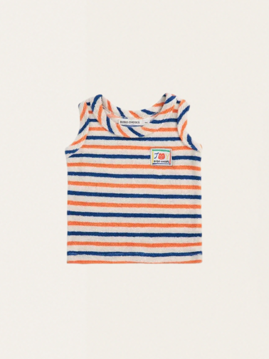 Bawełniany tank top Baby z miękkiej frotte