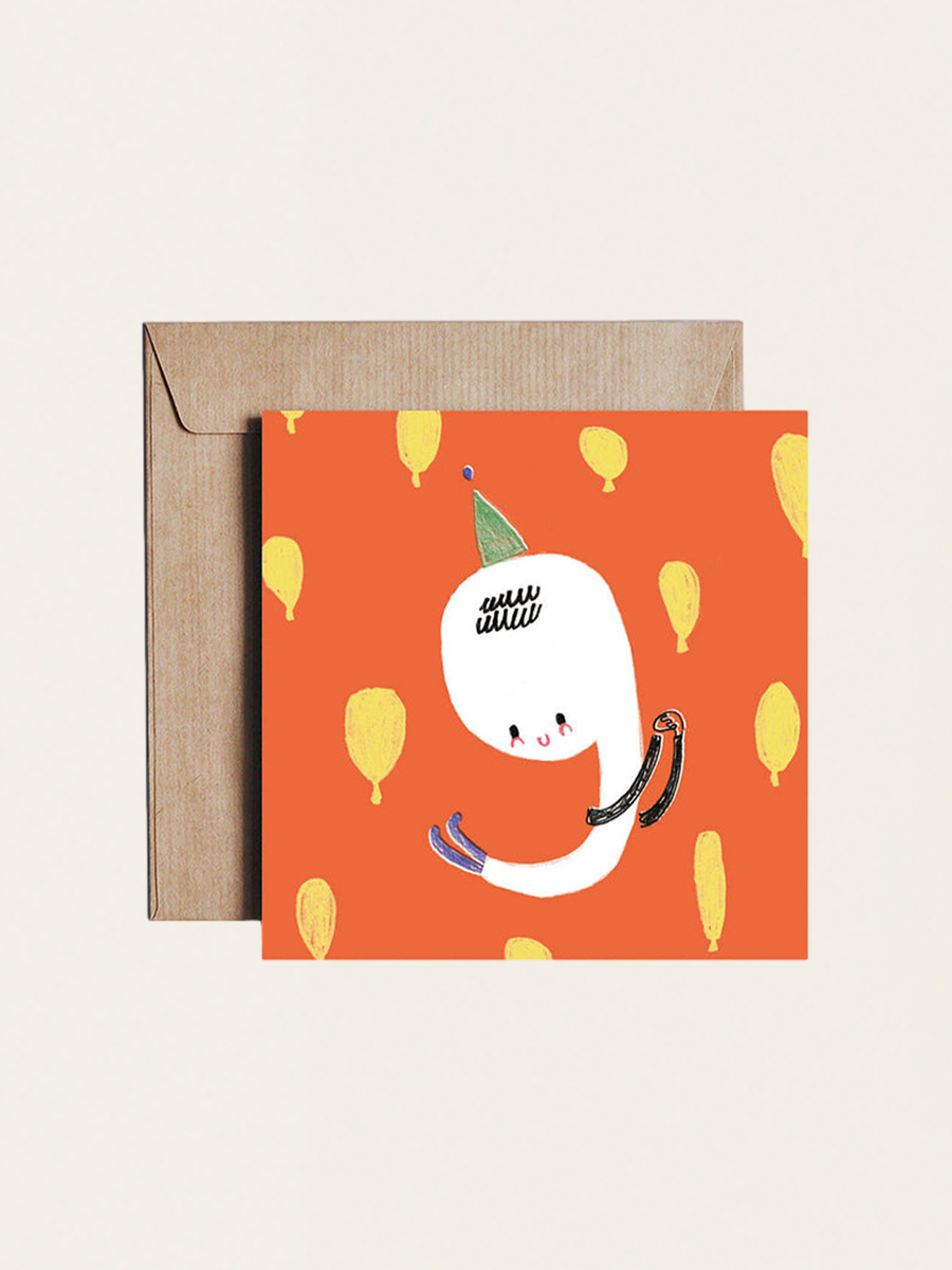 Happy Birthday Nine - 9 Birthday Card