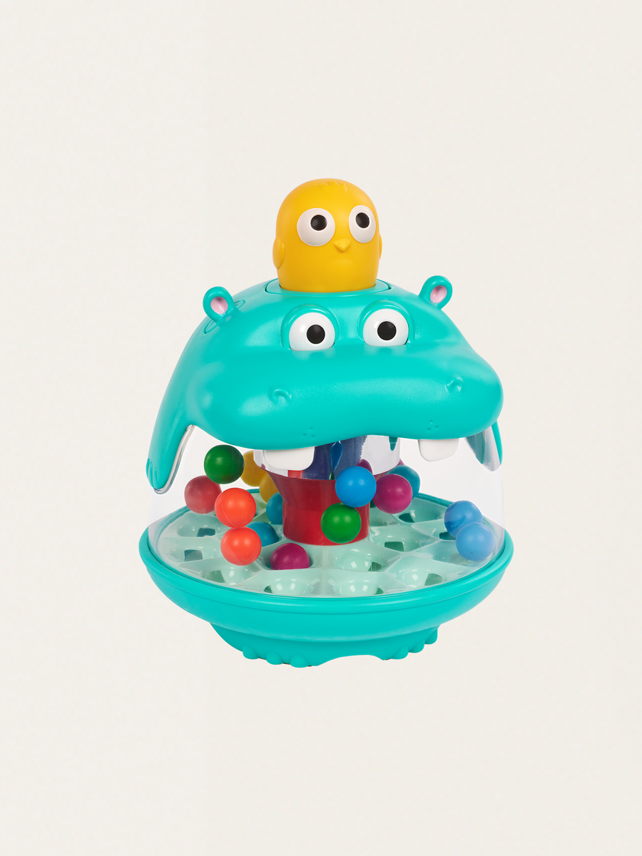 Party Pop Hippo – ein Nilpferd mit sich drehenden Kugeln