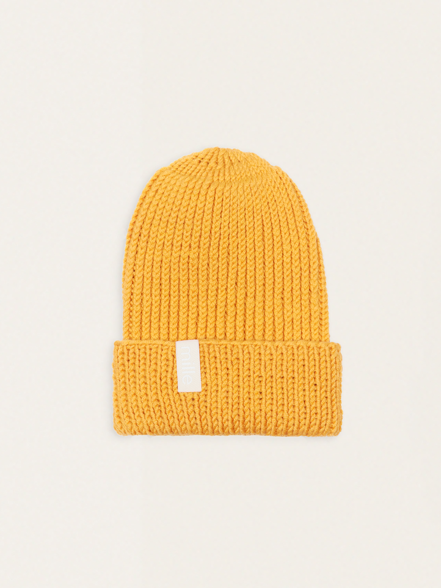Chunky merino wool hat