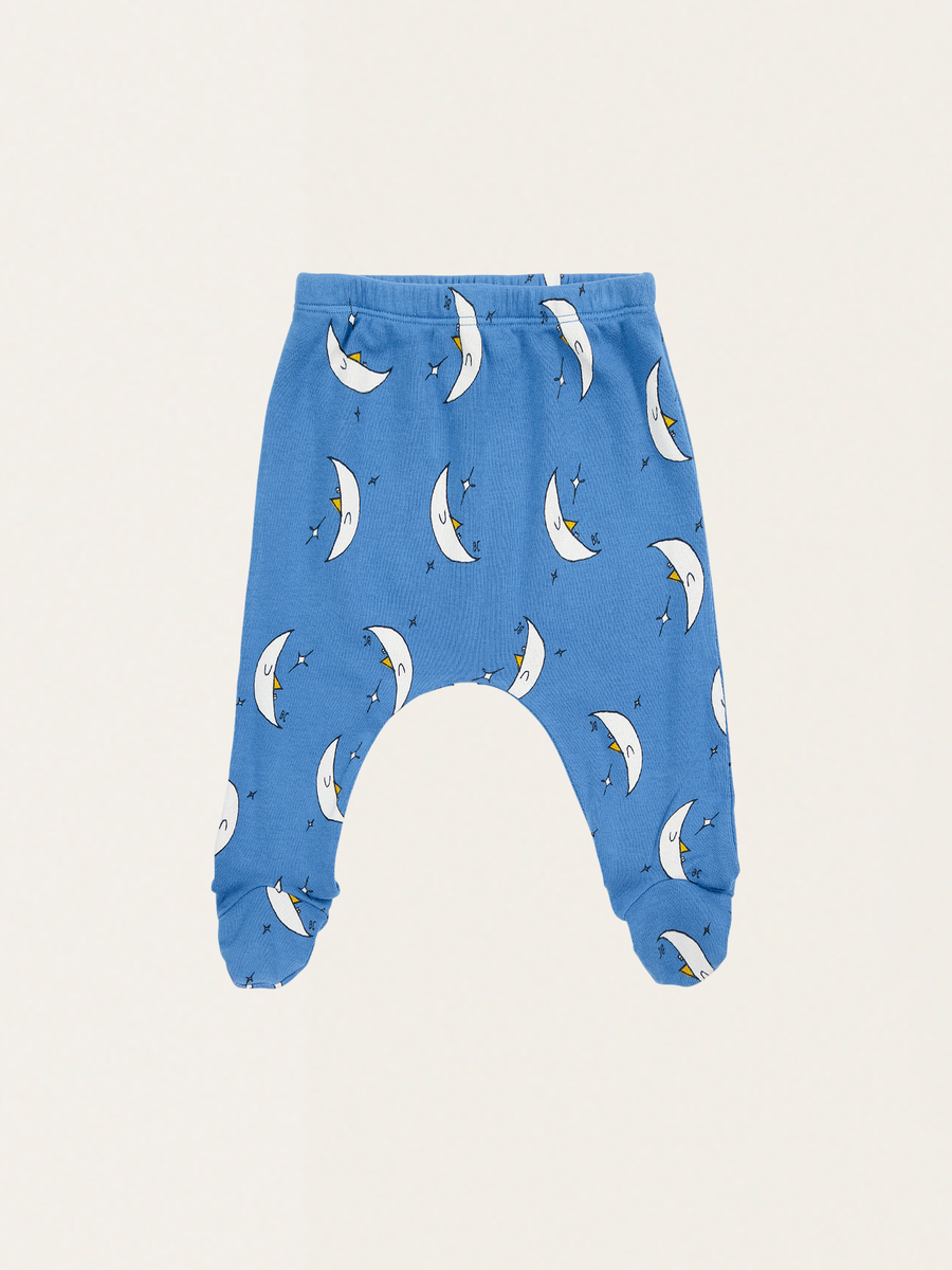 Cotton leggings with baby feet