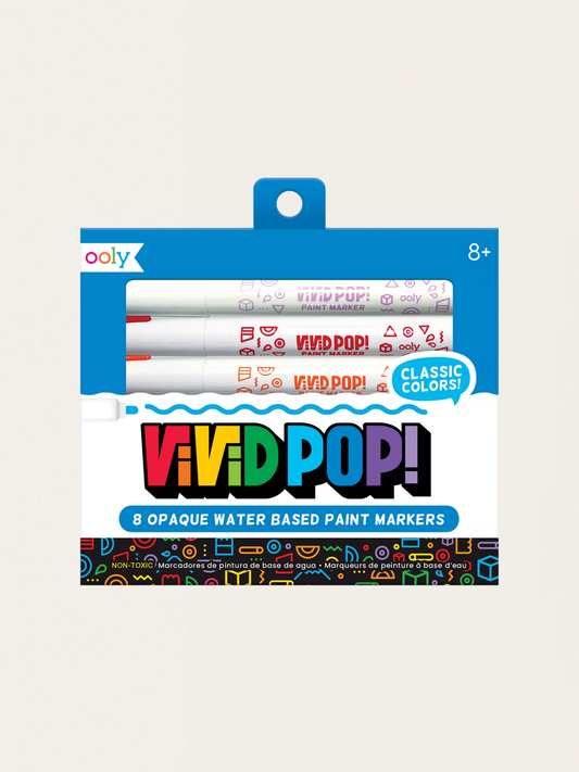Vivid Pop! Acrylmarker in klassischen Farben