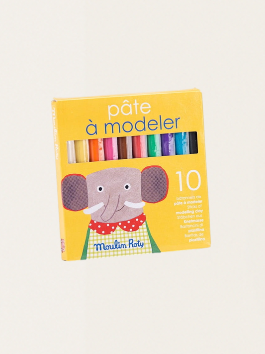 Les Popipop Modelliermasse, 10 Farben