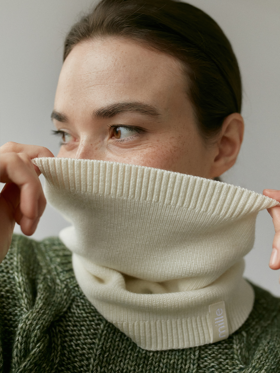 Fine merino wool scarf 'Fine'