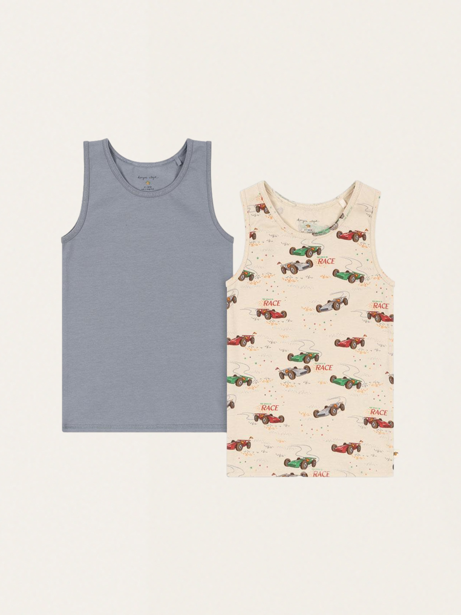 Tradewinds / Grand Prix cotton tank top 2-pack