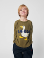 Baumwoll-Langarmshirt für Kinder von La Oca