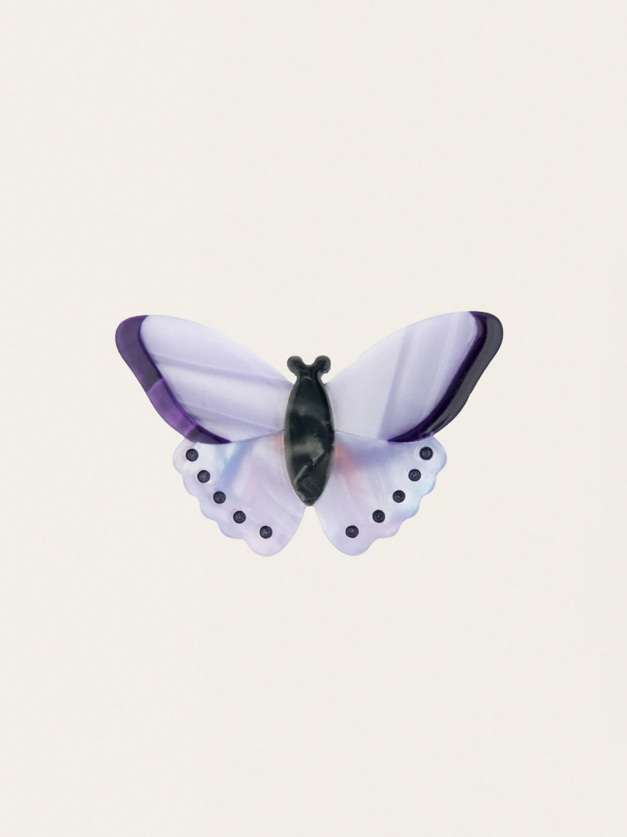 Spinka do włosów Purple Butterfly