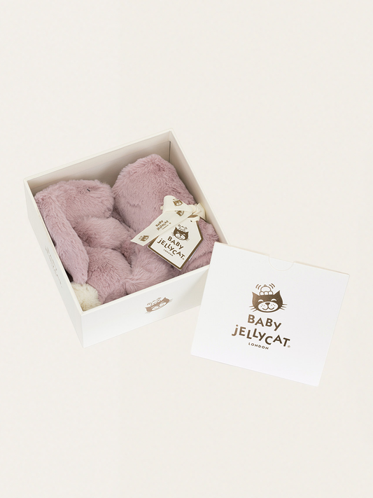 Lux cuddly blanket bunny in a decorative box