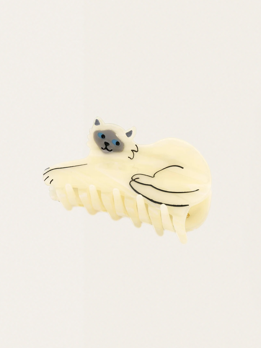 Siamese Cat Hair Clip