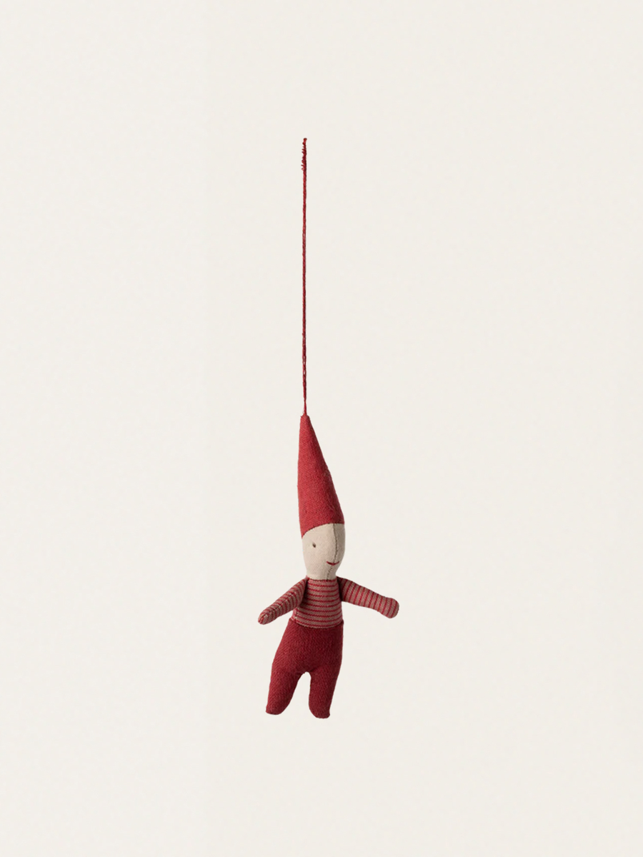 Weihnachtsdekoration mit Elfenjungen