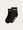 Klassische schwarze Babysocken mit Schachbrettmuster 