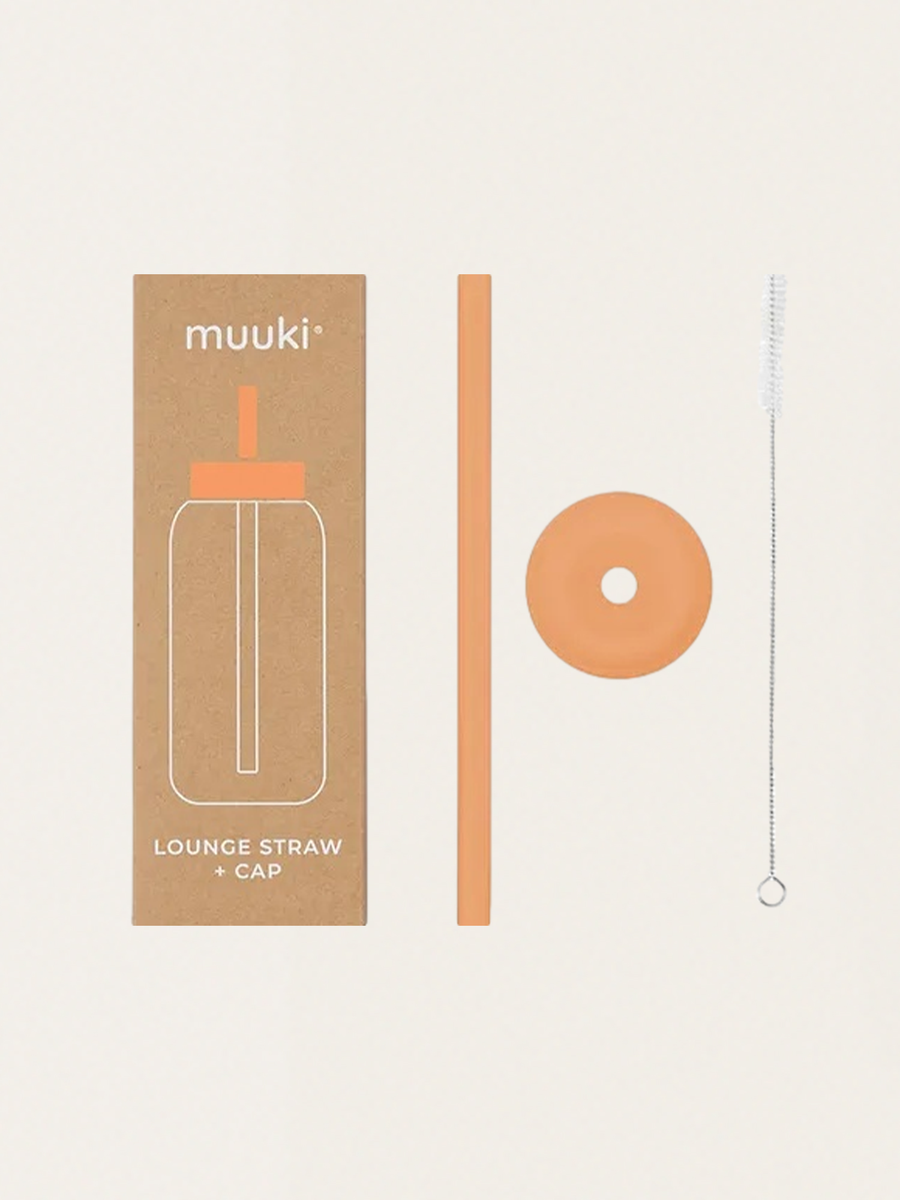 Set of straw, brush and cap for Muuki bottle 720 ml
