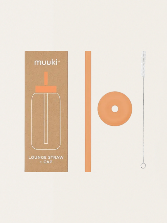 Set of straw, brush and cap for Muuki bottle 720 ml