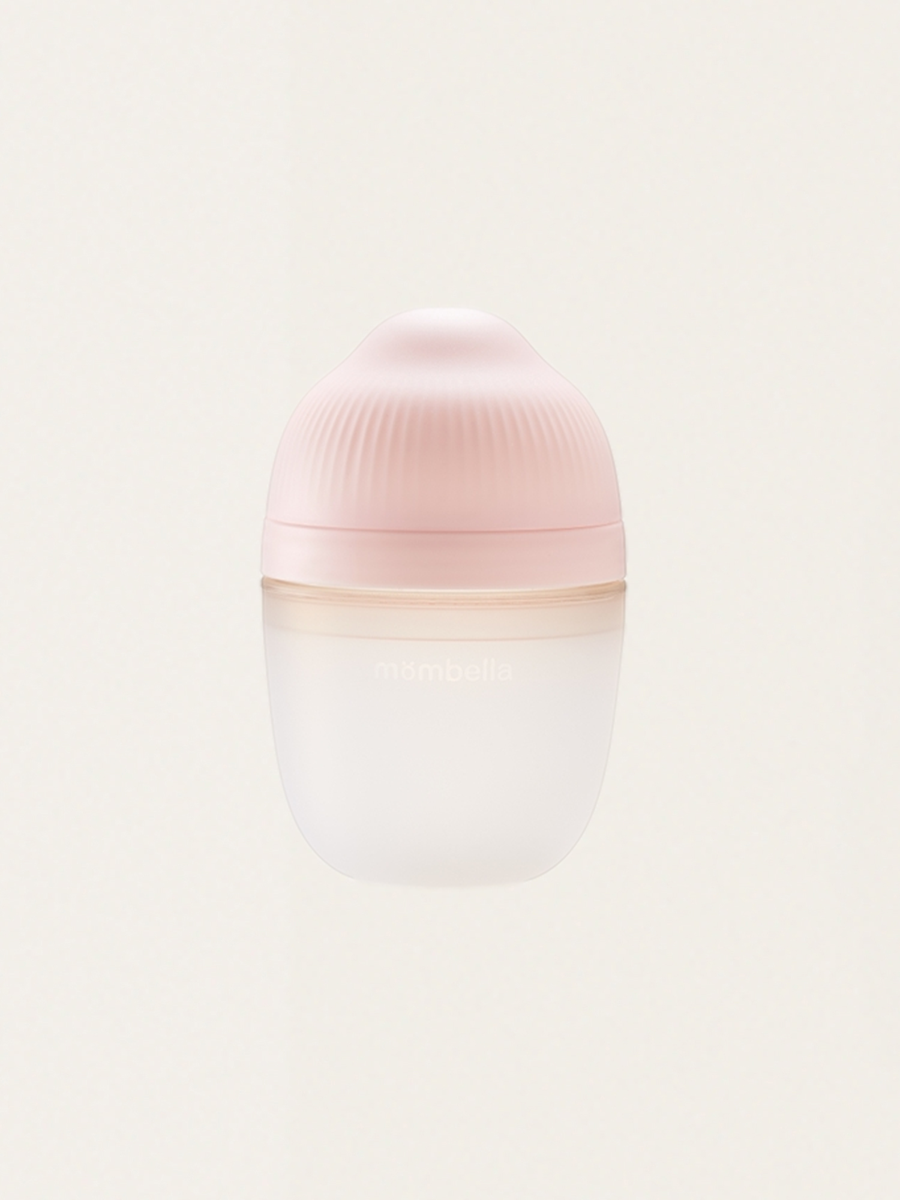 Butelka antykolkowa silikonowa Breast Shape Old Roze