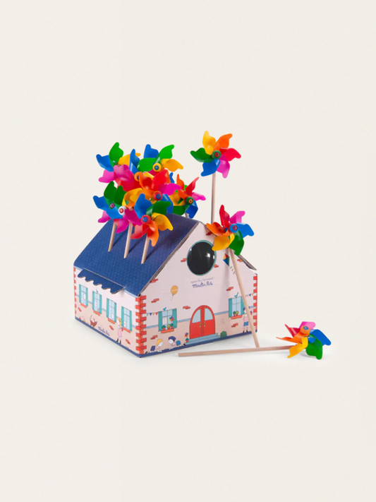 Buntes Windrad