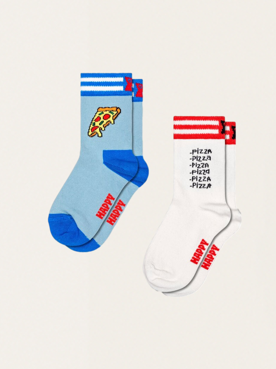 Children's Pizza Socks 2-pack