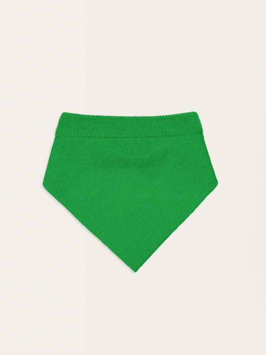Grüner Schal/Bandana aus Merinowolle