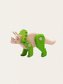 Triceratops-Dinosaurier aus Holz