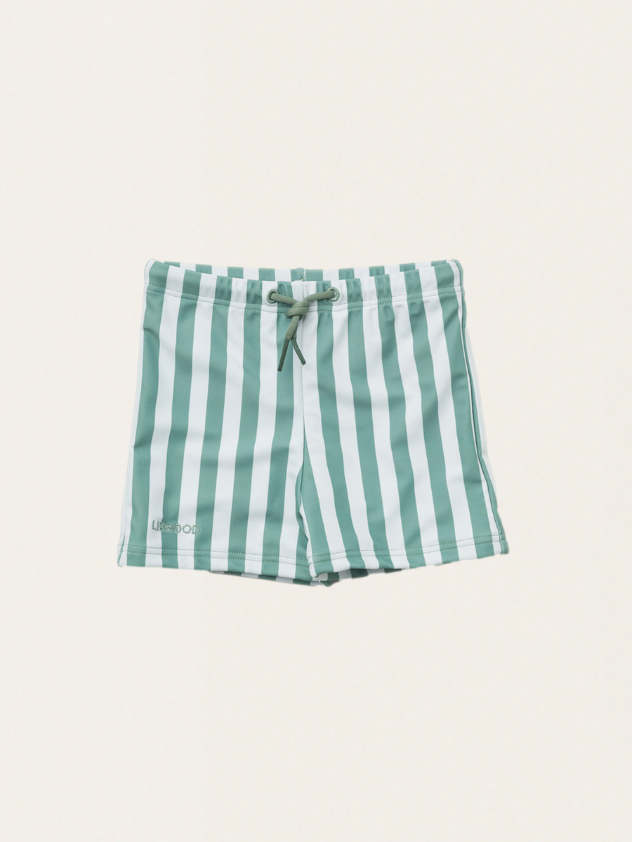 Otto Stripe Peppermint UV50+ Swim Shorts