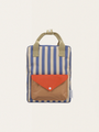 Wonders blue whale + sandy yellow medium kids backpack
