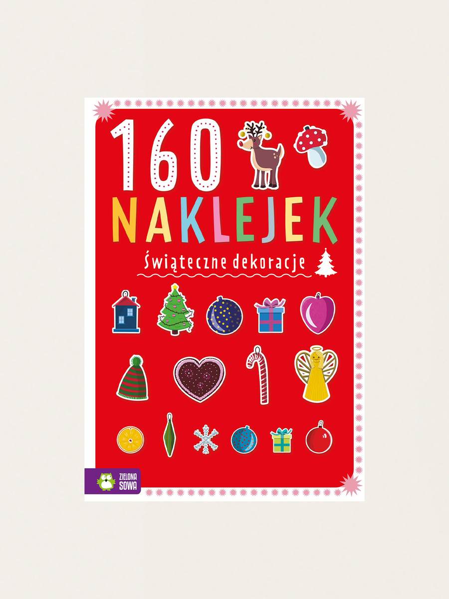 160 Aufkleber. Weihnachtsdekorationen
