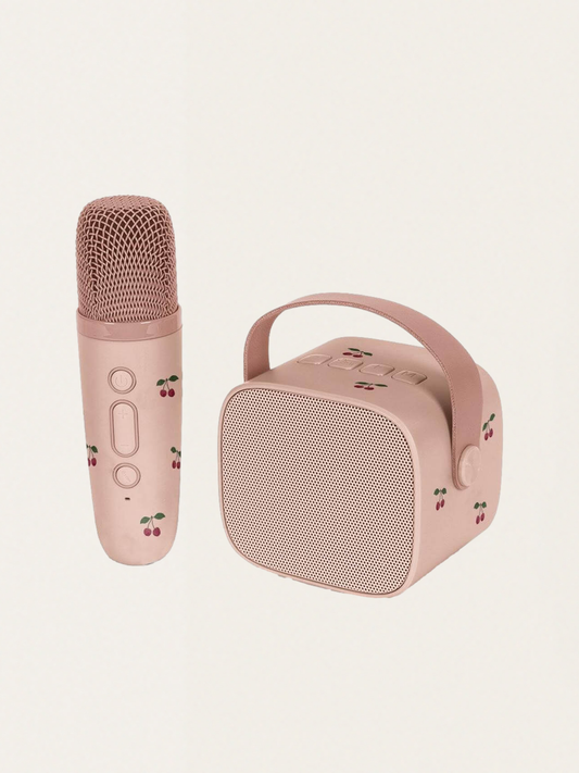 Karaoke-Set – Mikrofon + Cherry-Lautsprecher