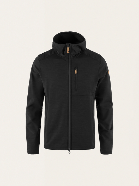 Keb Damen-Fleecejacke in Schwarz