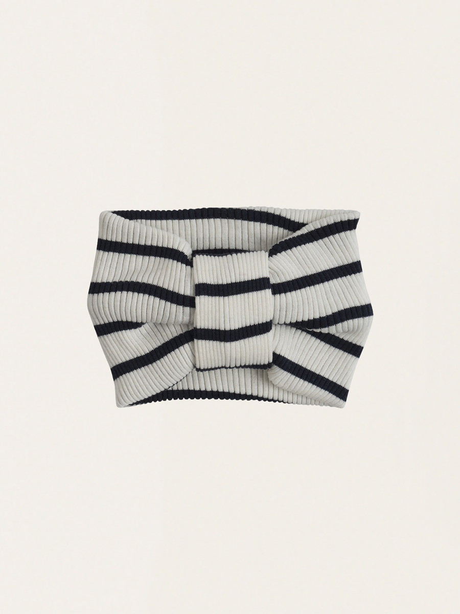 Sailor Cotton Silk Blend Elastic Headband