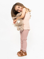 Dusty Rose Silk Leggings