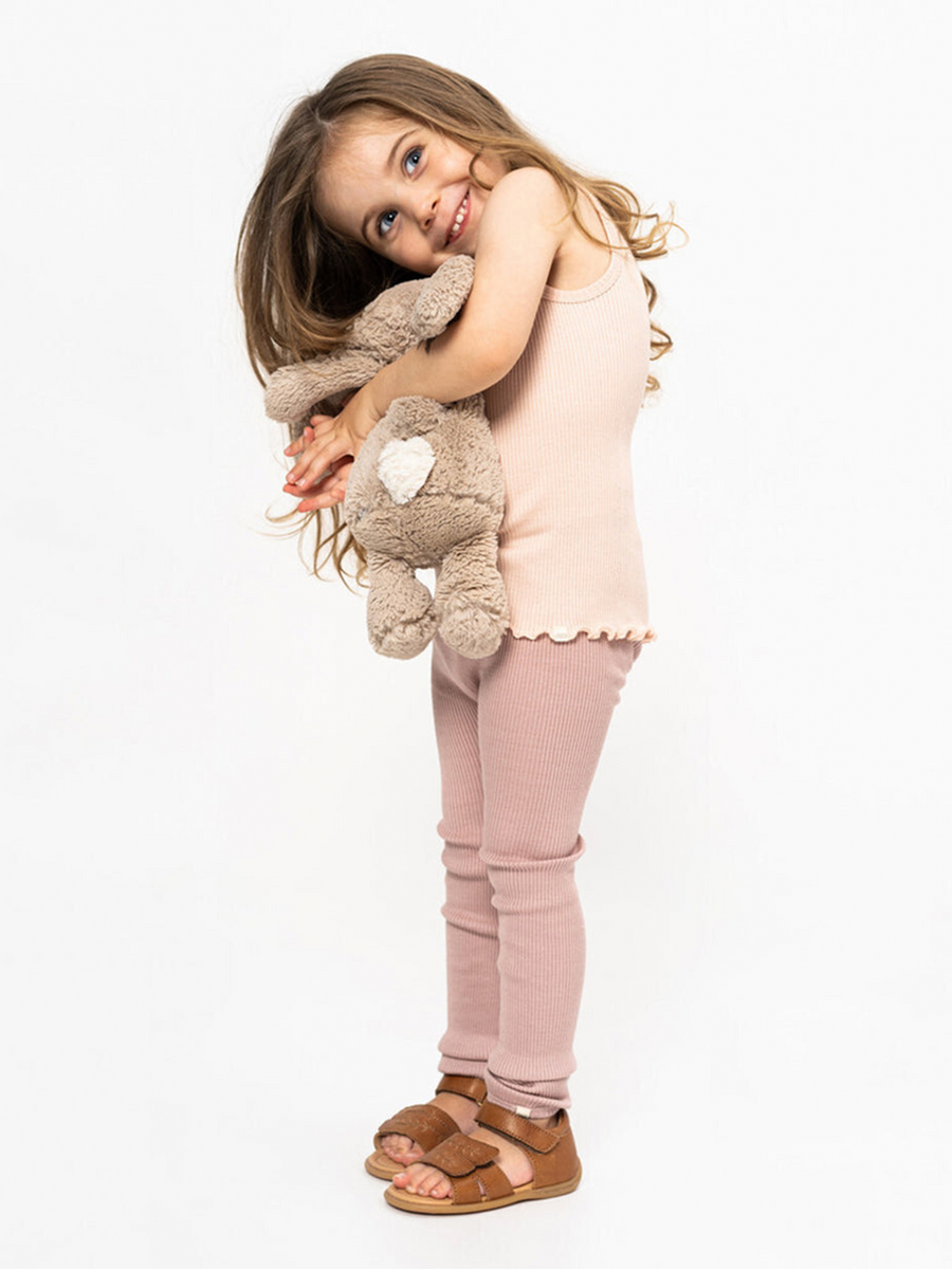 Dusty Rose Silk Leggings