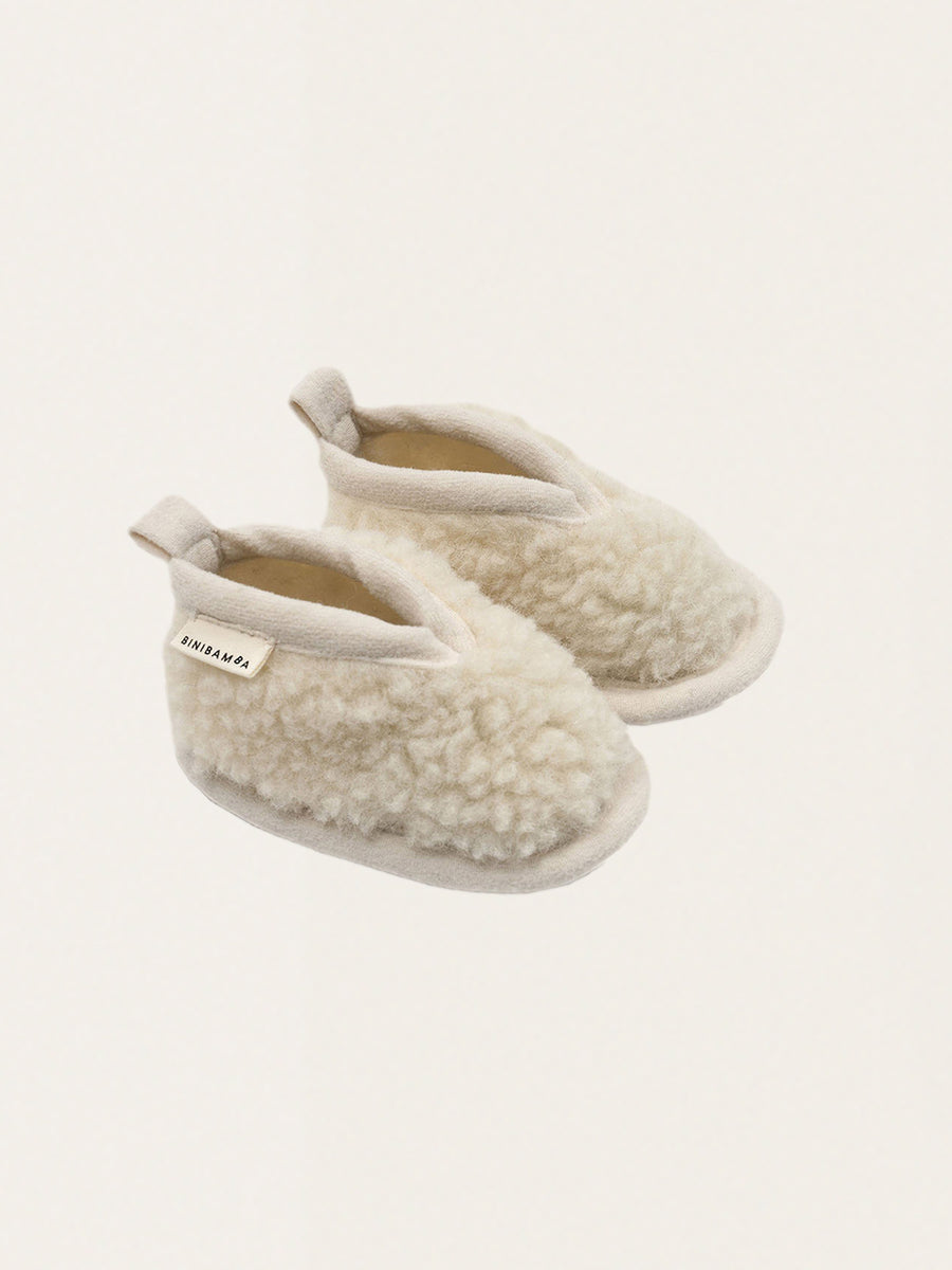 Children's merino wool slippers