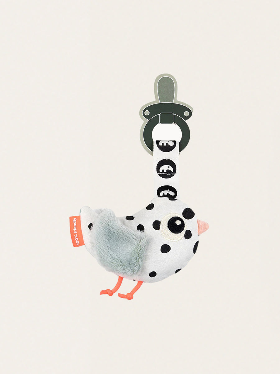Contrast Birdee Pacifier Holder