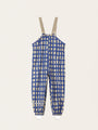 Windproof Rain Pants - Plaid Cobalt