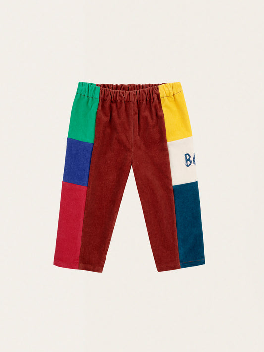 Baby Cordhose mit Farbblockmuster