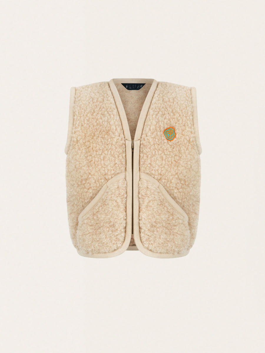 Wełniana kamizelka Beige