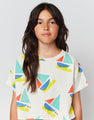 kurzes Baumwoll-T-Shirt für Kinder