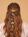 Book hair clip
